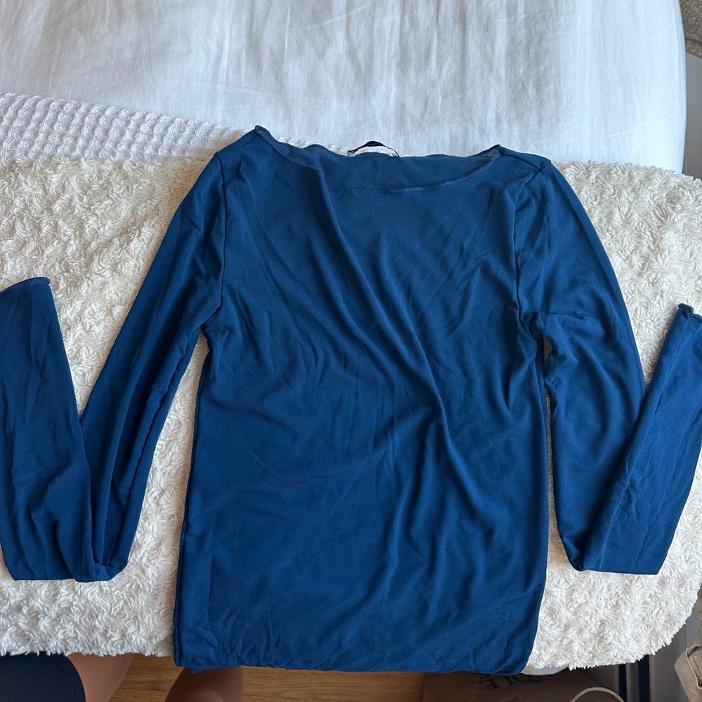 Zara blue long sleeve